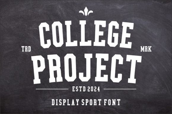 College Project: The Bold Sports Classic Font for Dynamic Designs