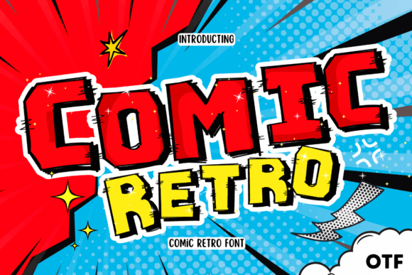 Comic Retro: A Playful Font for Creative Designs