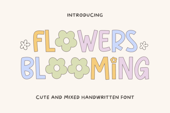Flowers Bloooming: Bringing Springtime Charm to Your Creative Projects