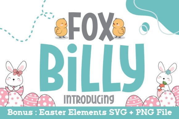 Fox Billy: Bold Display Font for Designers