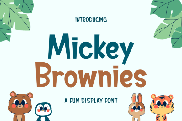 Mickey Brownies: Evaluating a Playful Display Font for Educational and Creative Design