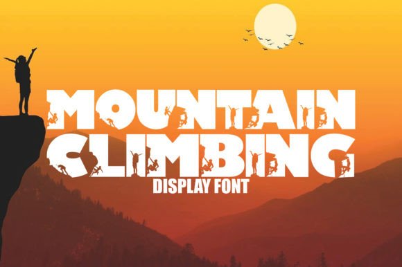 Mountain Climbing: A Playful Font for Creative Design Projects