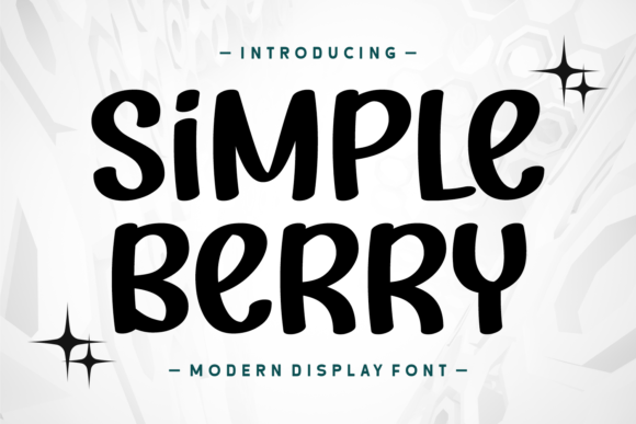 Simple Berry: Elevating Modern Design with Clean Display Typography