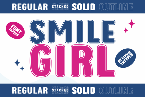 Smile Girl: A Display Font That Turns Headlines Into Visual Statements