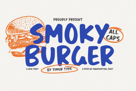Smoky Burger: A Bold Handwritten Font