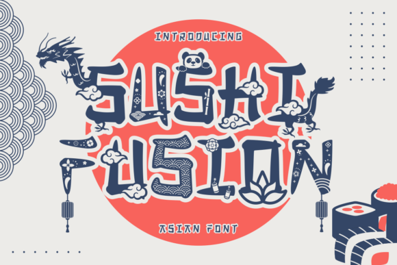Sushi Fusion: Integrating Asian Aesthetic Typography into Professional Design Workflows