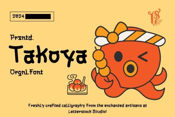 Takoya: Hand-Drawn Korean Elegance for Modern Design