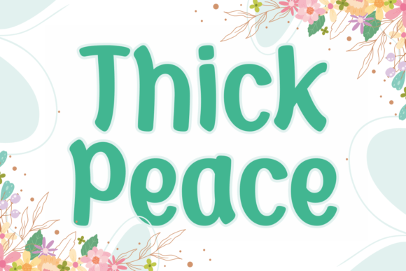 Thick Peace: A Practical Guide to Using This Quirky Display Font
