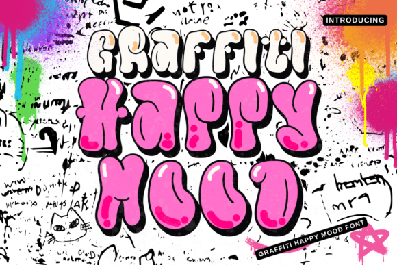 Unlocking Creative Energy with the Graffiti Happy Mood Typeface