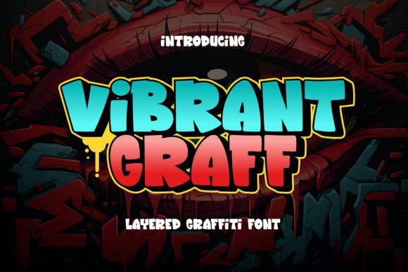 Vibrant Graff: Bold Typography for Urban Design