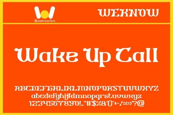 Wake Up Call: Evaluating a Modern Gothic Display Font